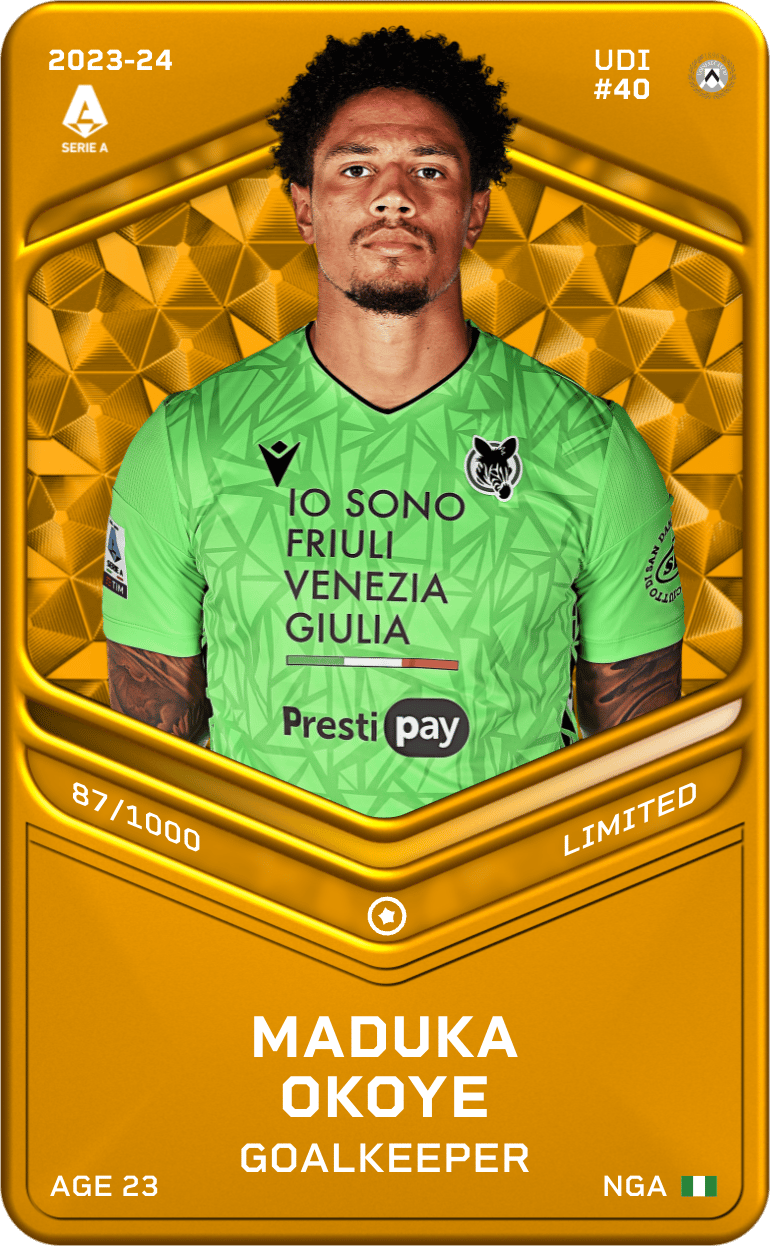 Maduka Okoye 2023-24 • Limited 87/1000