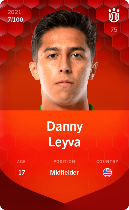 Sorare - Sorare Official - Danny Leyva 2021-22 • Rare 7/100 - NFT # 111466381113172211499705411499491734520719103868261805668077156762911872919677