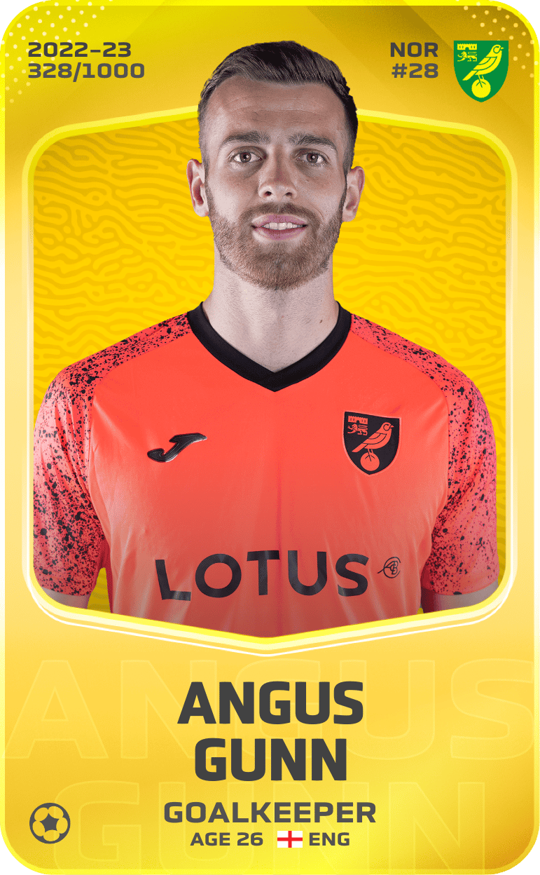 Angus Gunn 2022-23 • Limited 328/1000