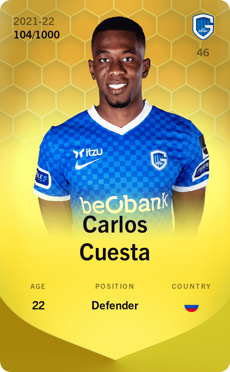 Carlos Cuesta 2021-22 • Limited 104/1000