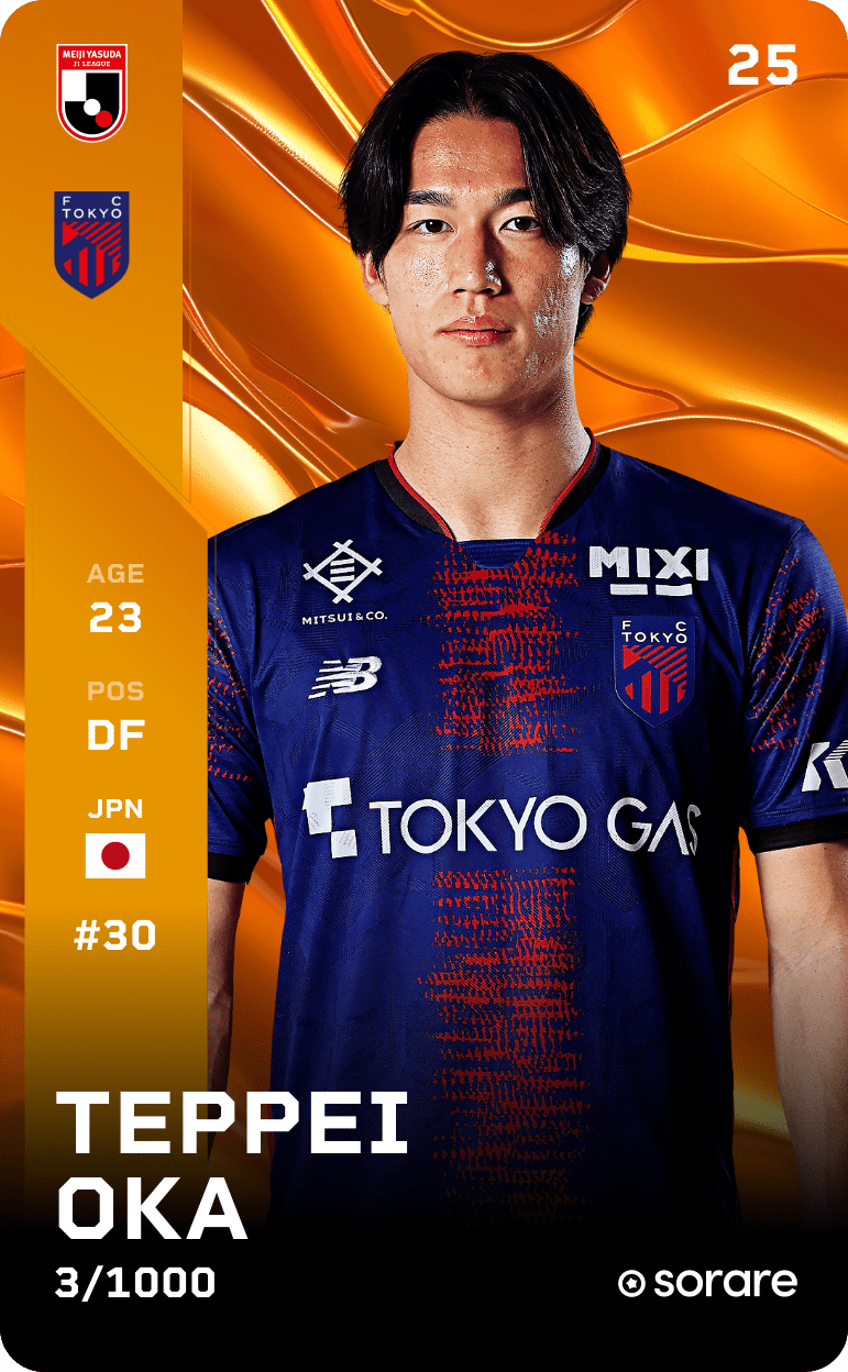 Teppei Oka 2025-26 • Limited 3/1000