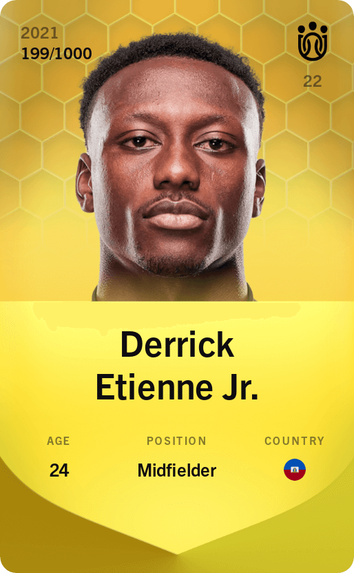Derrick Etienne Jr. 2021-22 • Limited 199/1000