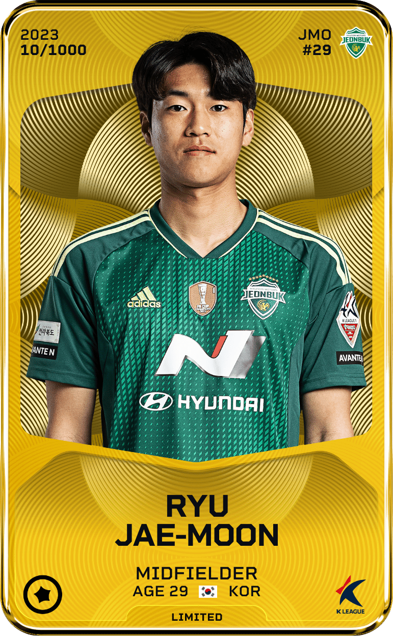 Ryu Jae-Moon 2023-24 • Limited 10/1000