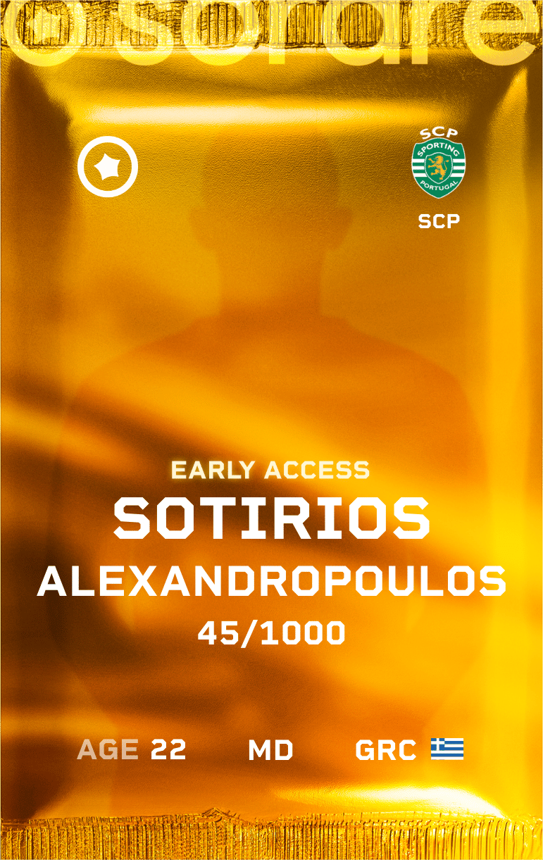 Sotirios Alexandropoulos 2024-25 • Limited 45/1000