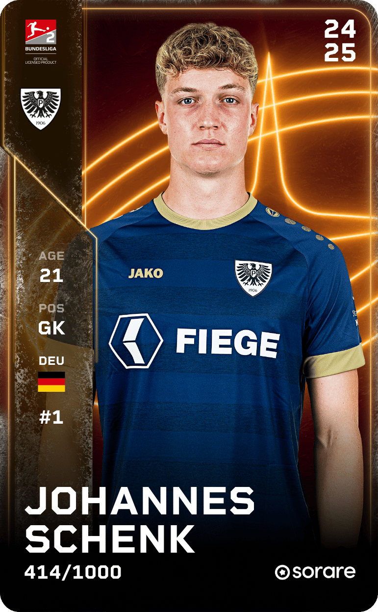Johannes Schenk 2024-25 • Limited 414/1000