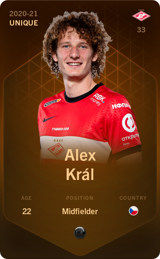 Sorare - Sorare Official - Alex Král 2020-21 • Unique - NFT # 45649722030379583604488565151937821768613769375028139909338676634196653789729