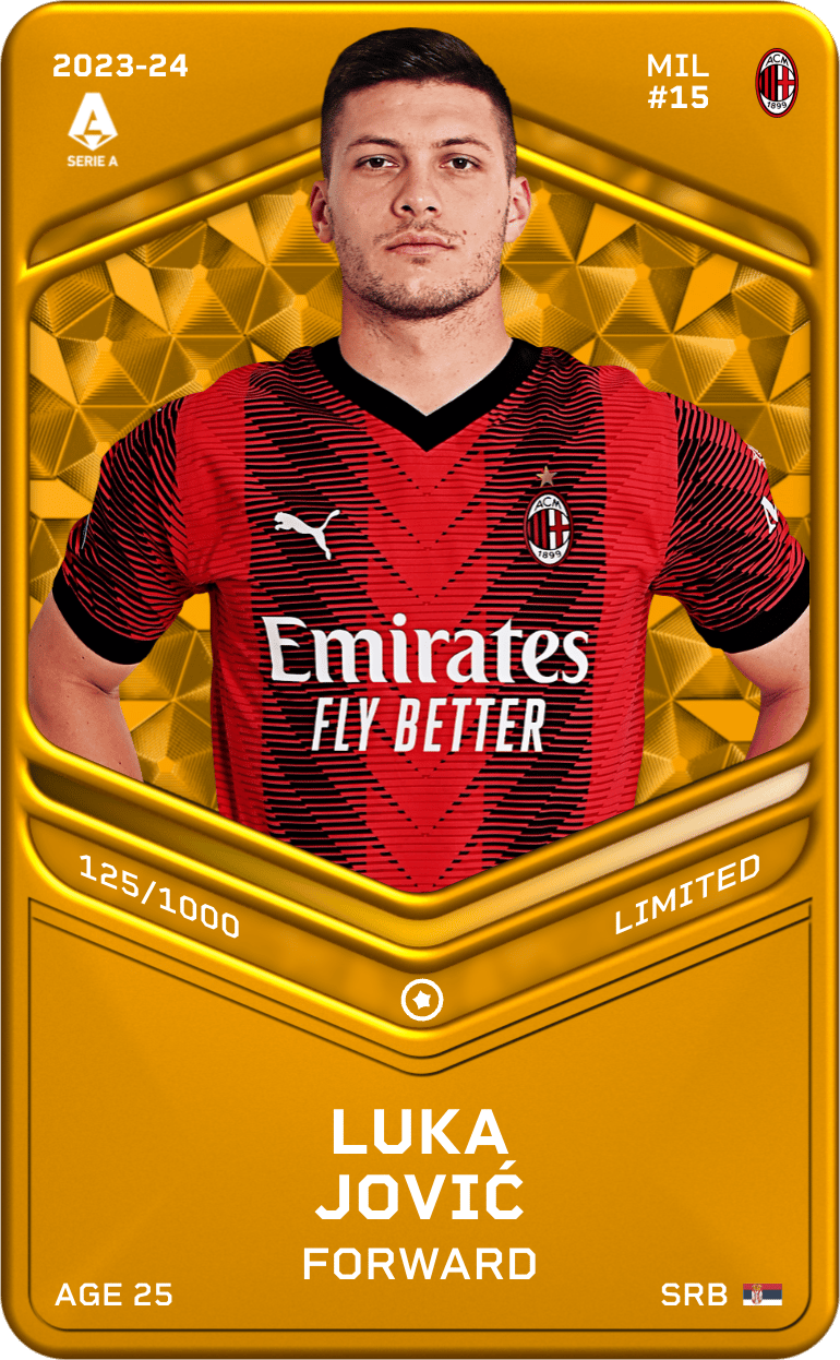 Luka Jović 2023-24 • Limited 125/1000