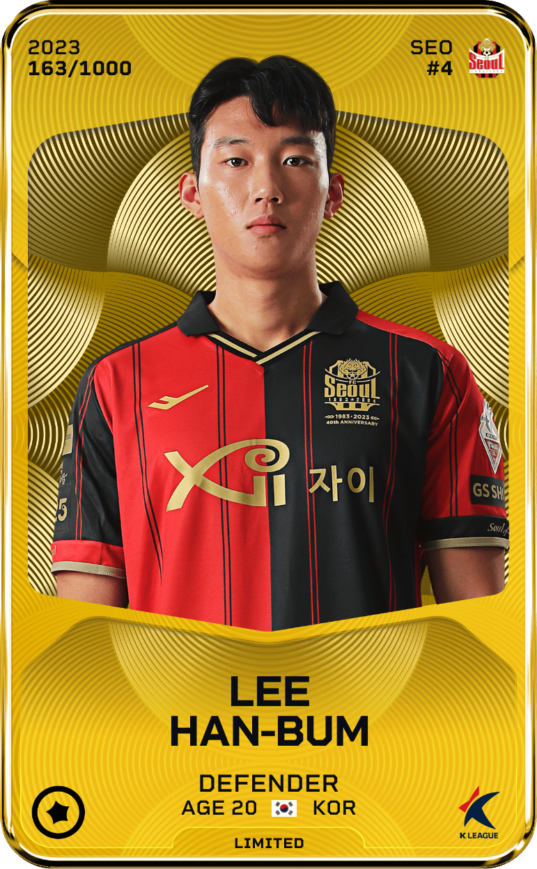 Lee Han-Bum 2023-24 • Limited 163/1000