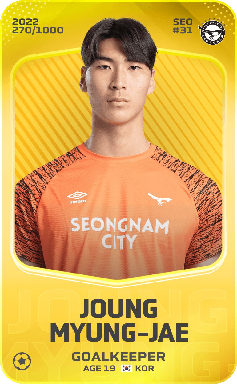 Joung Myung-Jae 2022-23 • Limited 270/1000