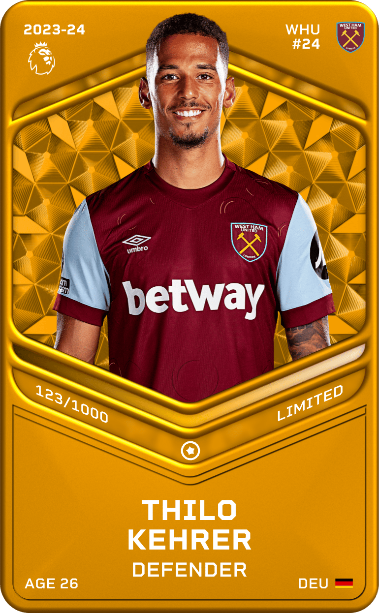 Thilo Kehrer 2023-24 • Limited 123/1000