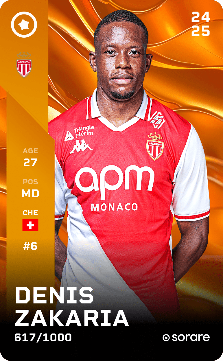 Denis Zakaria 2024-25 • Limited 617/1000