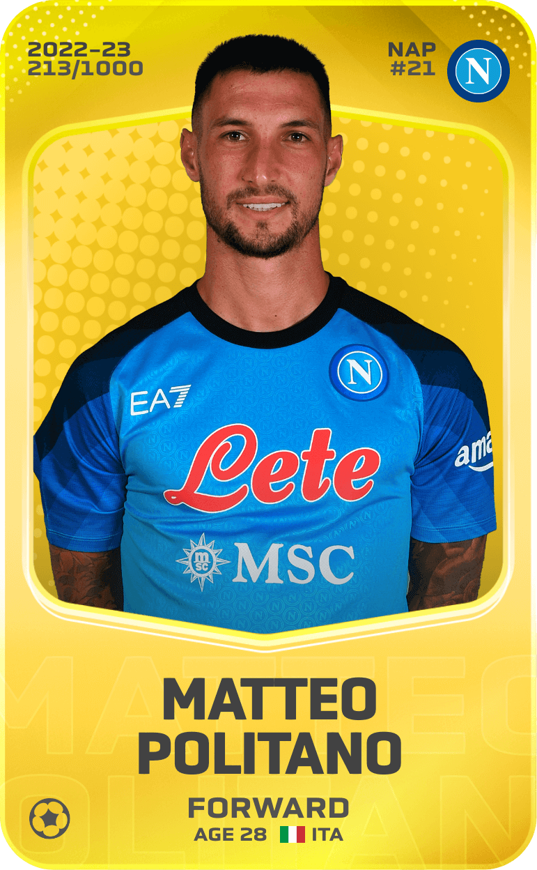Matteo Politano 2022-23 • Limited 213/1000