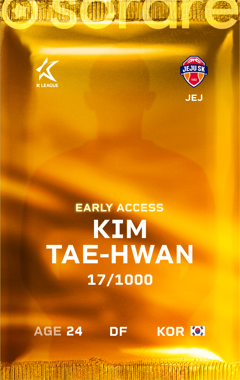 Kim Tae-Hwan 2025-26 • Limited 17/1000