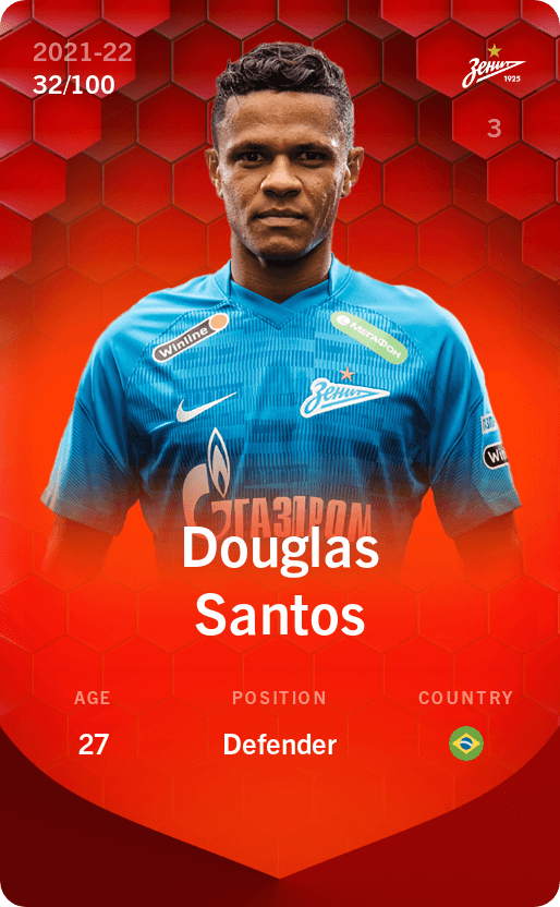Douglas Santos 2021-22 • Rare 32/100
