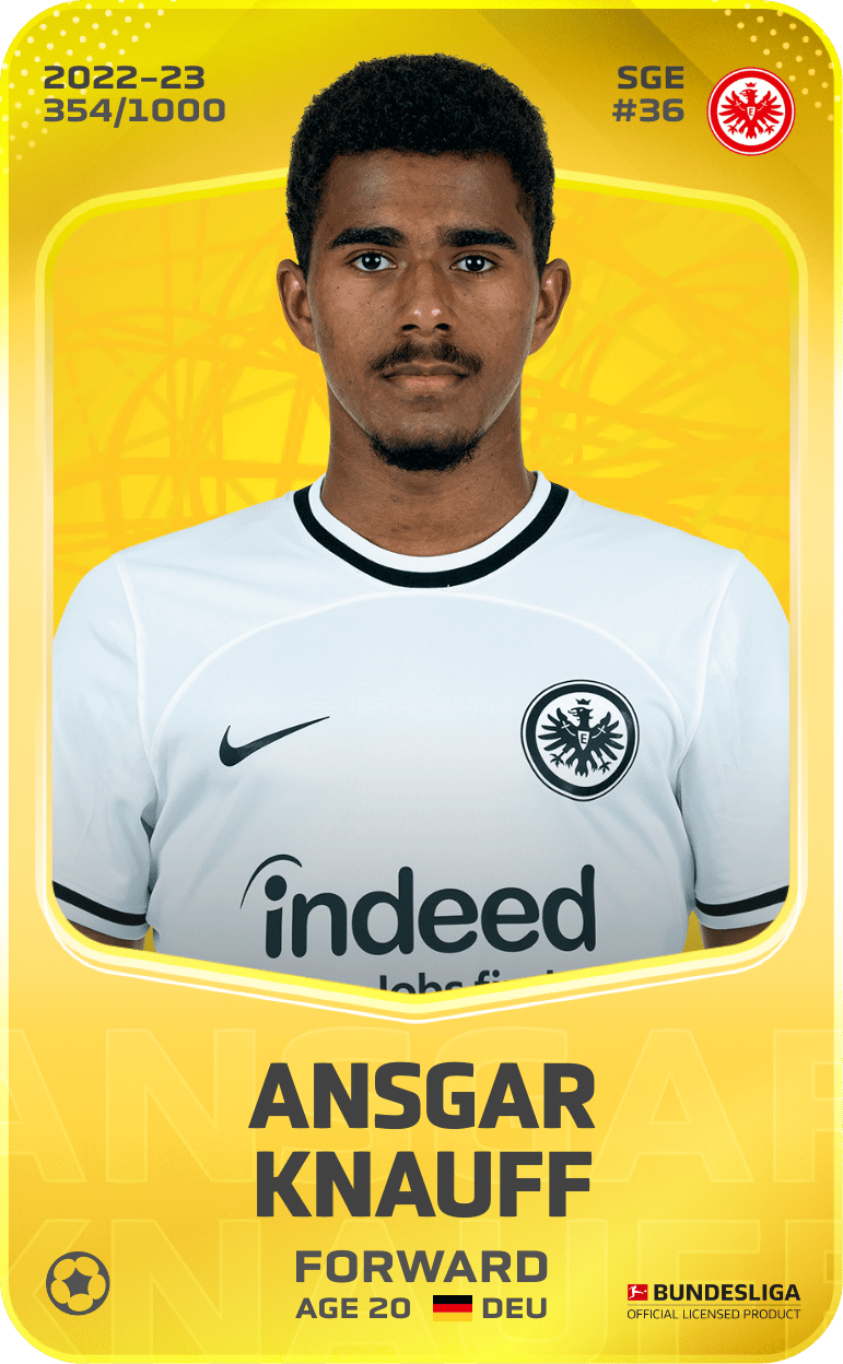 Ansgar Knauff 2022-23 • Limited 354/1000