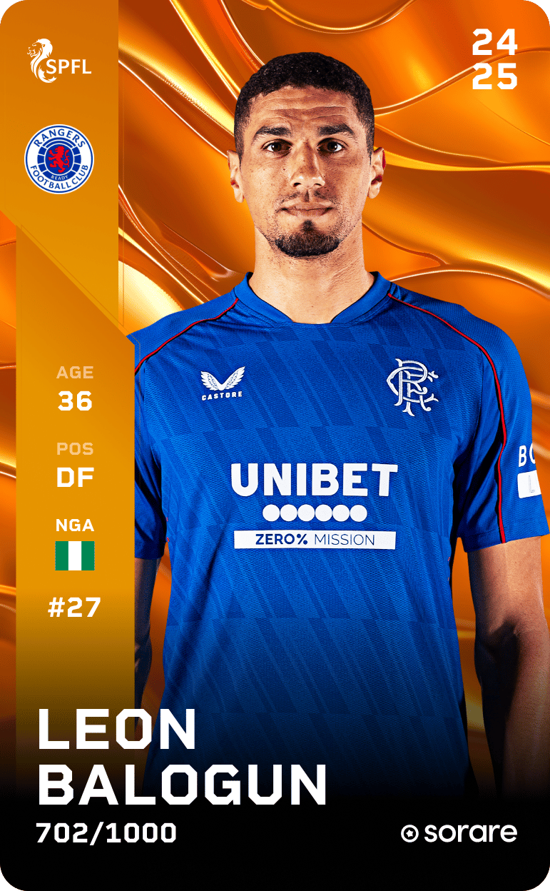 Leon Balogun 2024-25 • Limited 702/1000