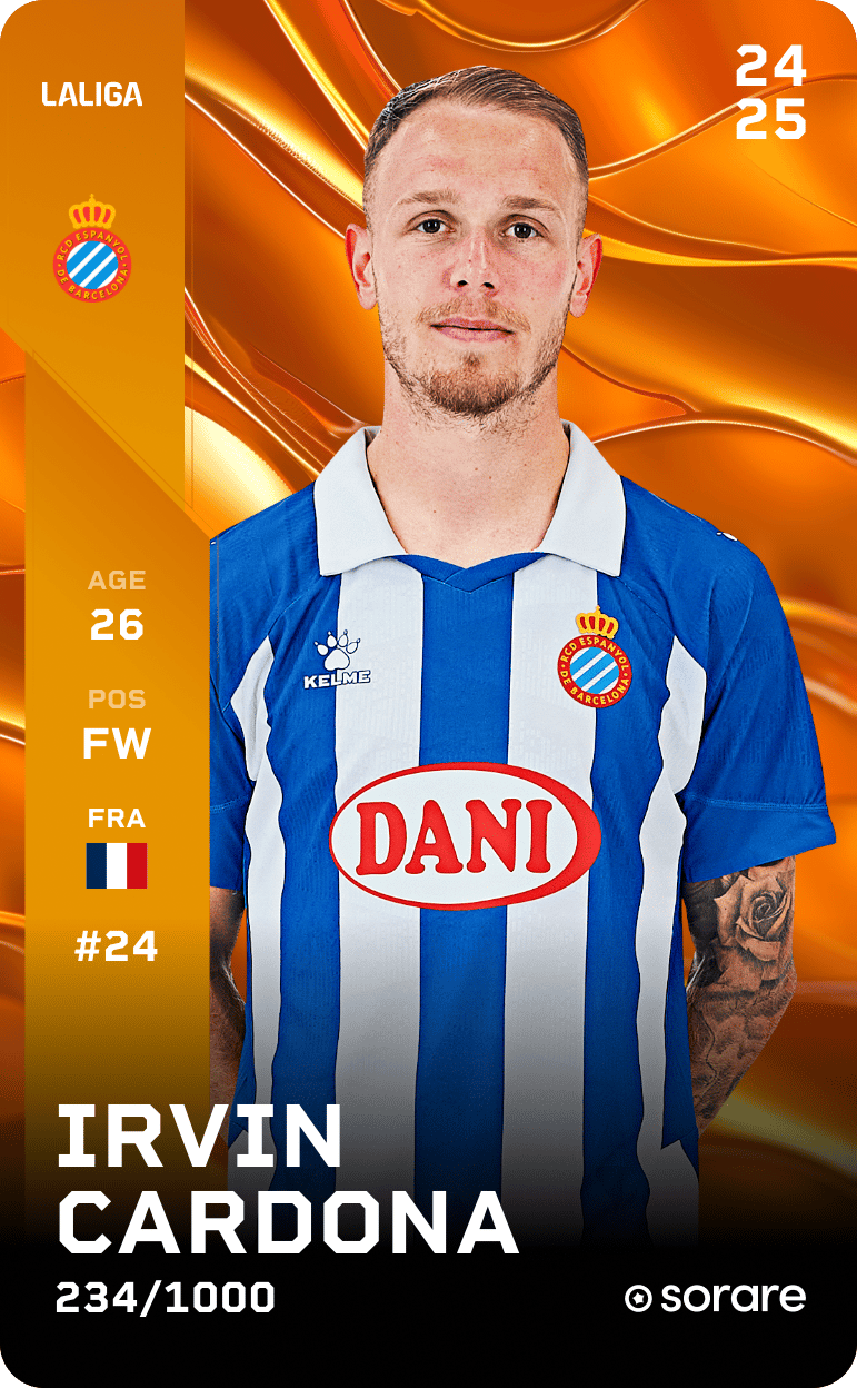 Irvin Cardona 2024-25 • Limited 234/1000