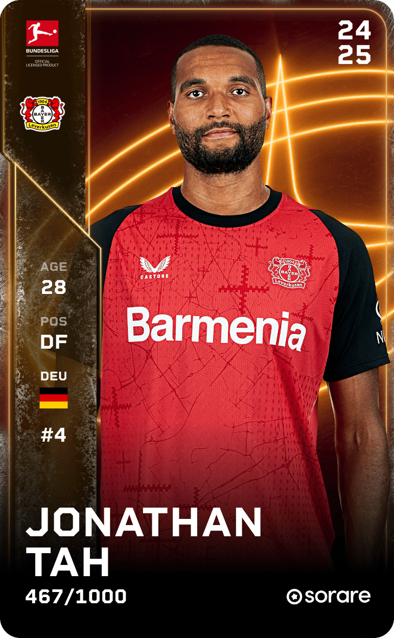 Jonathan Tah 2024-25 • Limited 467/1000