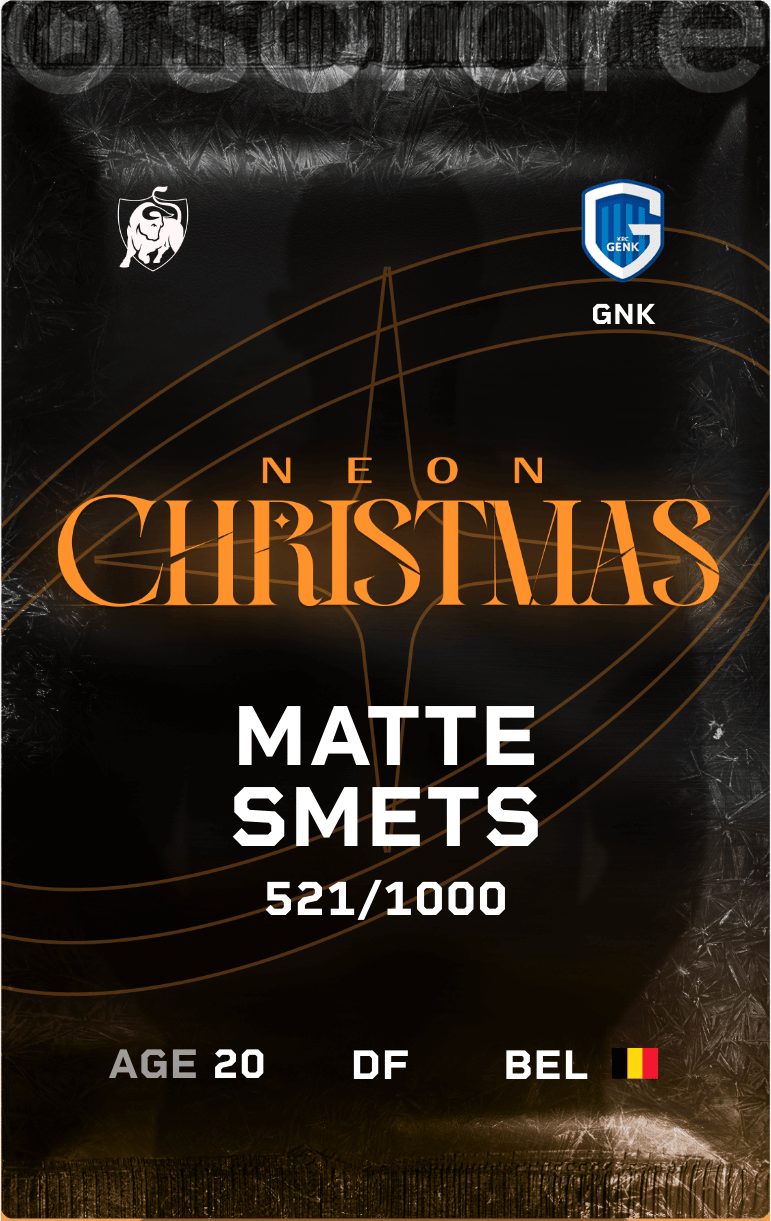 Matte Smets 2024-25 • Limited 521/1000