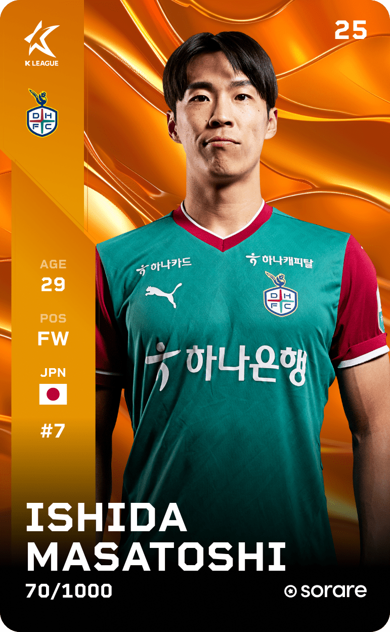 Ishida MASATOSHI 2025-26 • Limited 70/1000