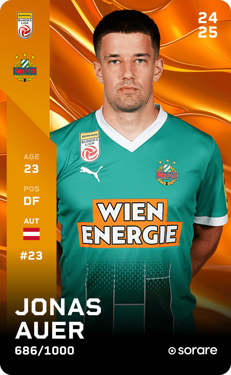 Jonas Auer 2024-25 • Limited 686/1000