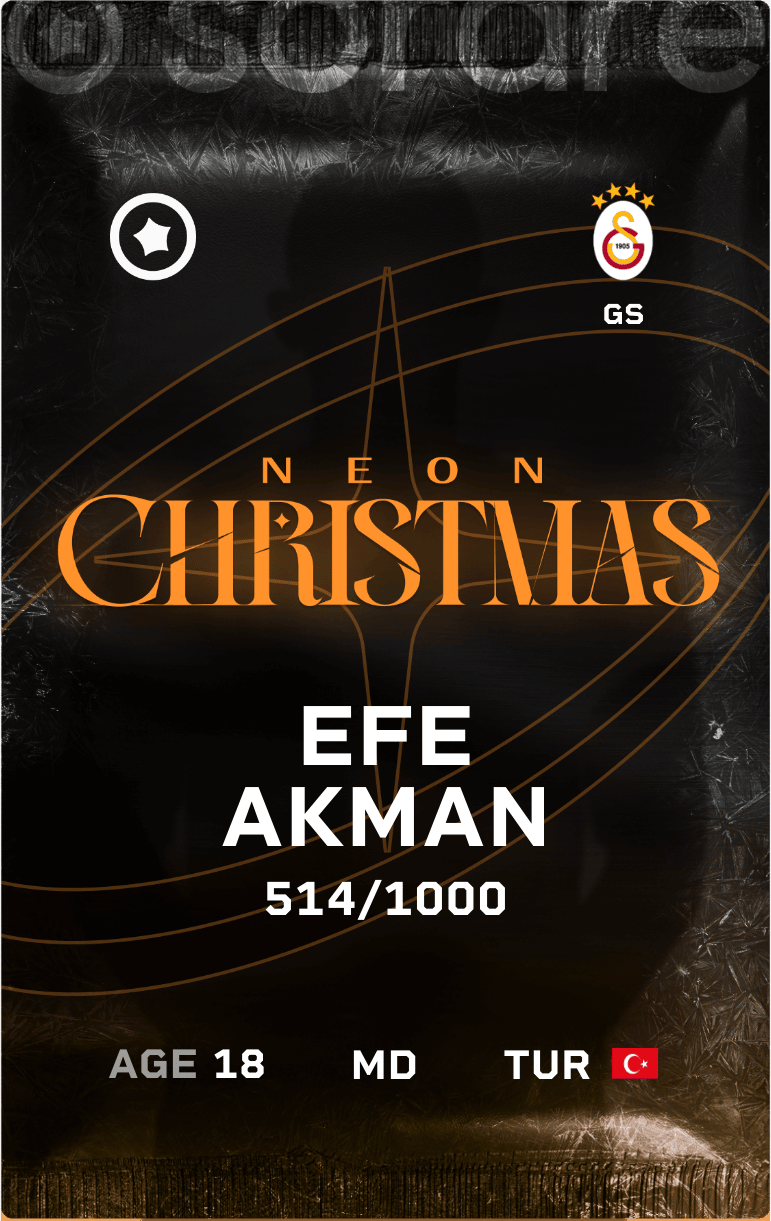 Efe Akman 2024-25 • Limited 514/1000