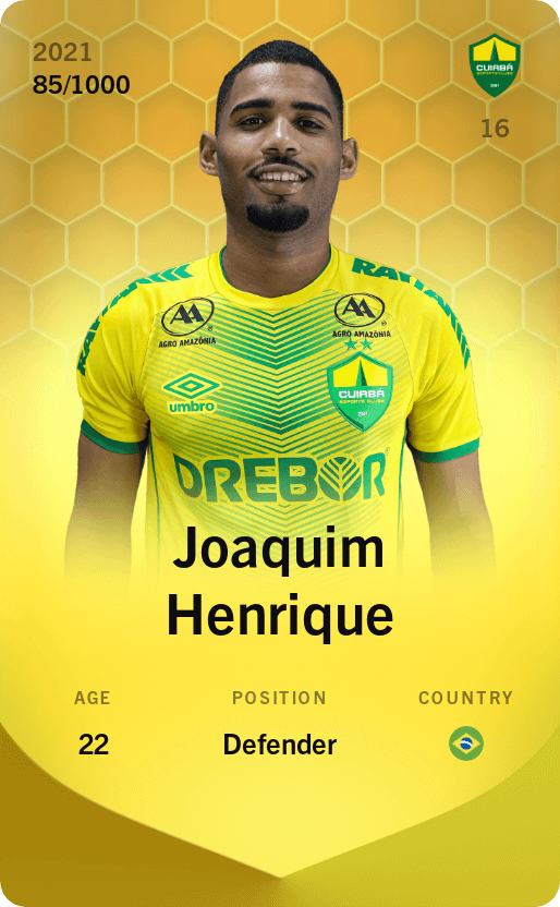 Joaquim Henrique 2021-22 • Limited 85/1000