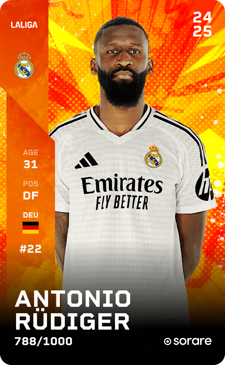 Antonio Rüdiger 2024-25 • Limited 788/1000