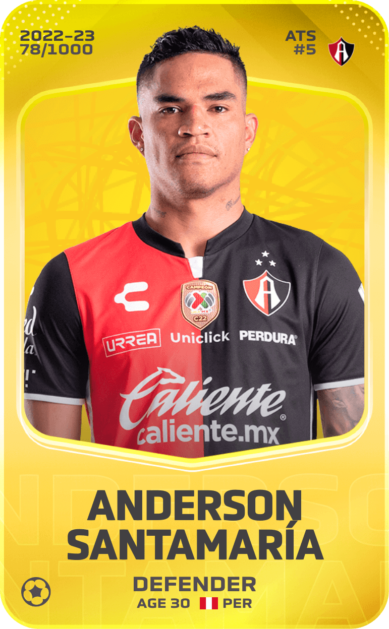 Anderson Santamaría 2022-23 • Limited 78/1000