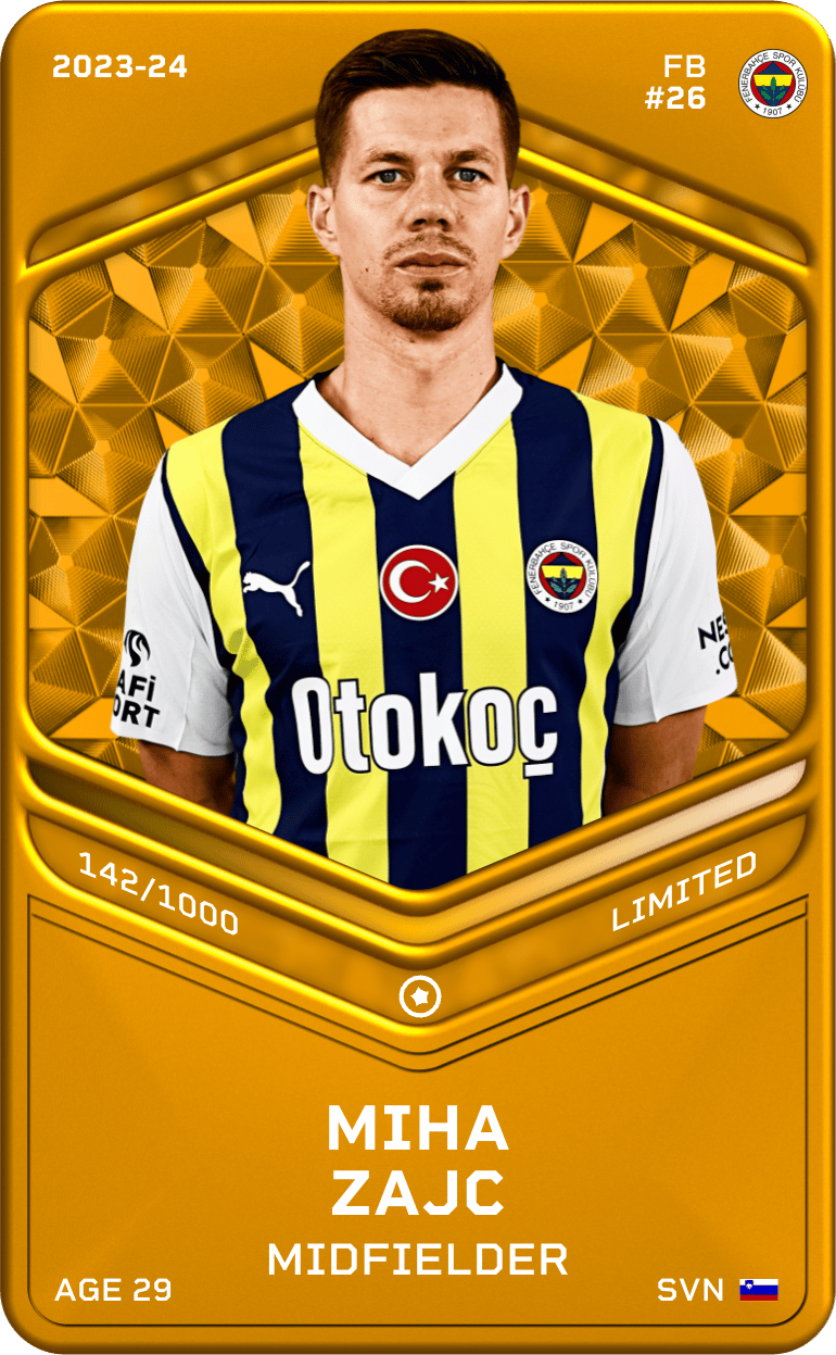 Miha Zajc 2023-24 • Limited 142/1000