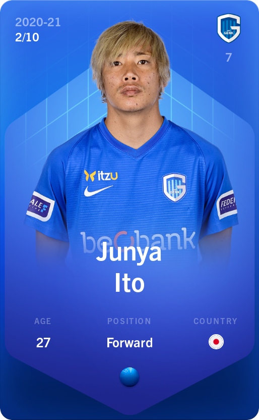 Sorare - Sorare Official - Junya Ito 2020-21 • Super Rare 2/10 - NFT # 114744579979452272917601024230804569819545361742691900176416755474955979193662