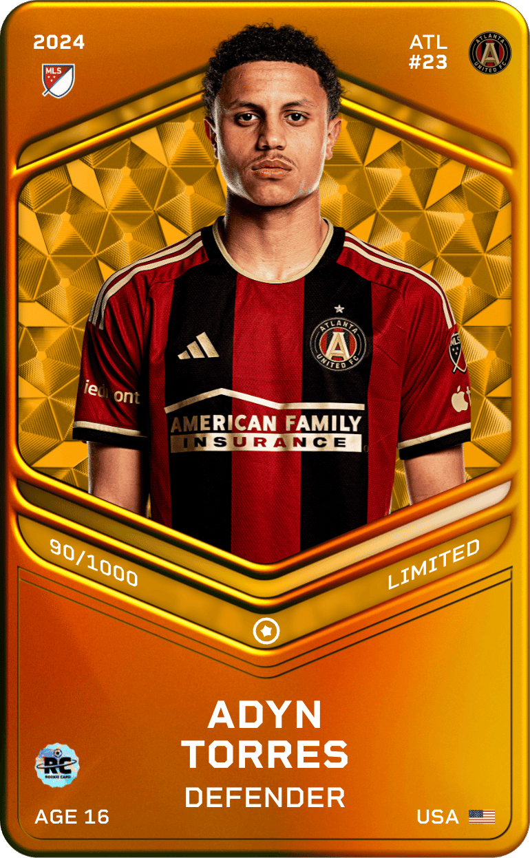 Adyn Torres 2024-25 • Limited 90/1000