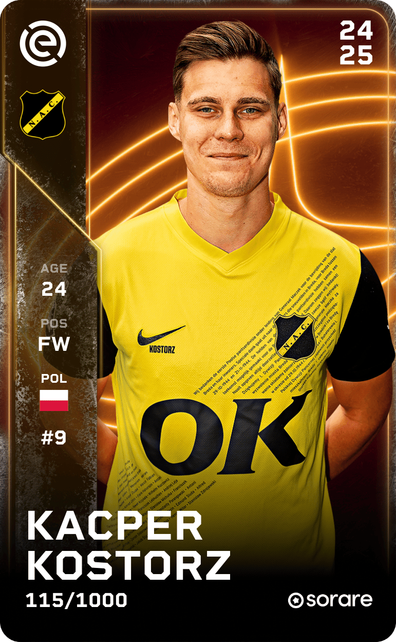Kacper Kostorz 2024-25 • Limited 115/1000