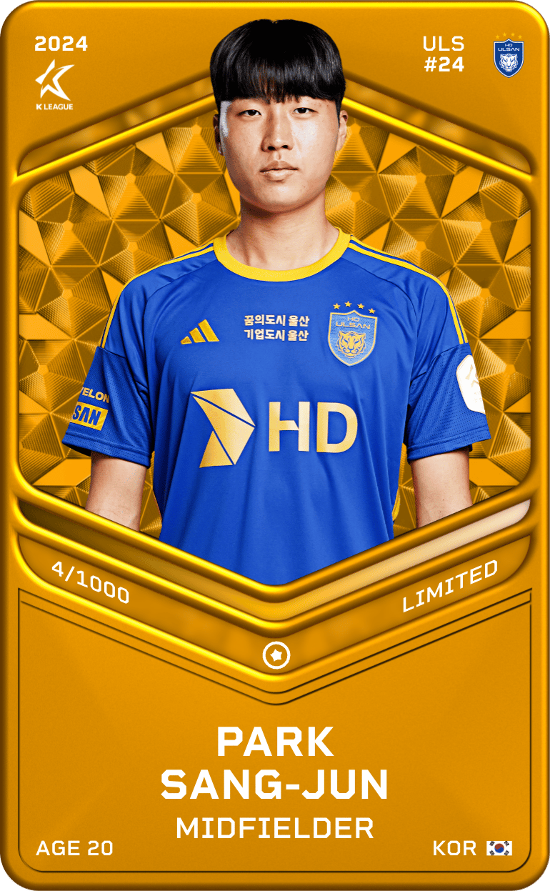 Park Sang-Jun 2024-25 • Limited 4/1000