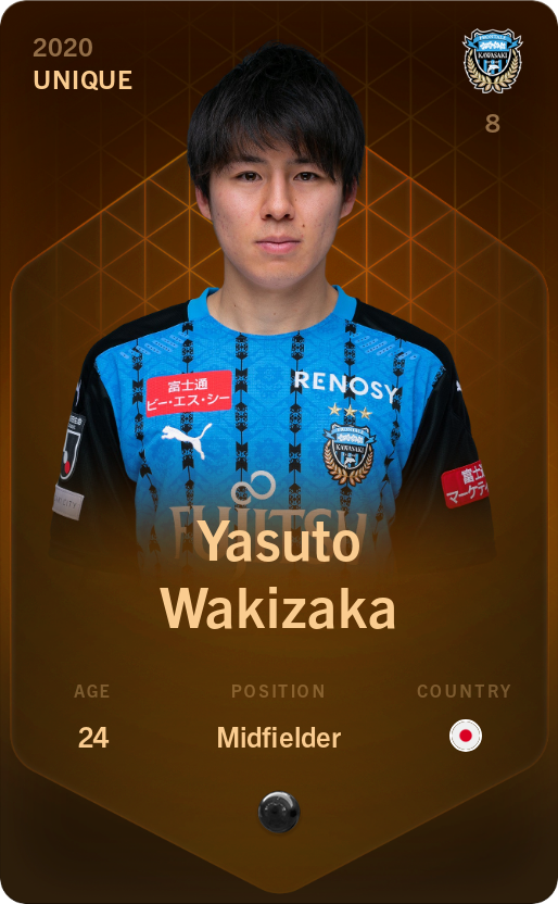 Sorare - Sorare Official - Yasuto Wakizaka 2020-21 • Unique - NFT # 50406321517203620292535728054919286179548860681554949319132394302415656085807