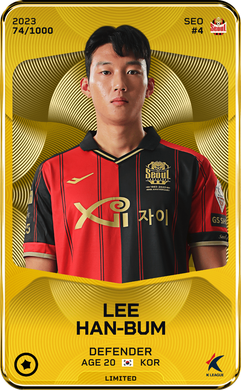 Lee Han-Bum 2023-24 • Limited 74/1000