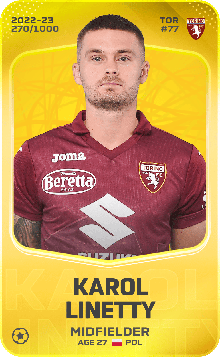 Karol Linetty 2022-23 • Limited 270/1000
