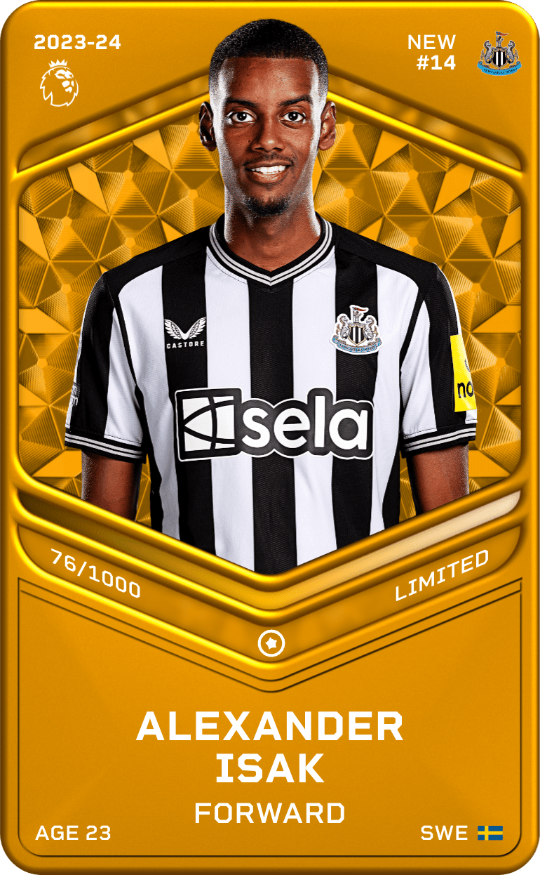 Alexander Isak 2023-24 • Limited 76/1000