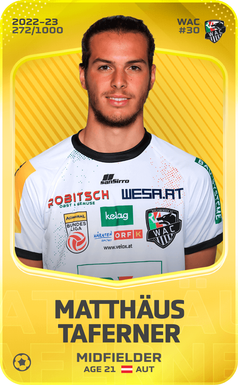 Matthäus Taferner 2022-23 • Limited 272/1000
