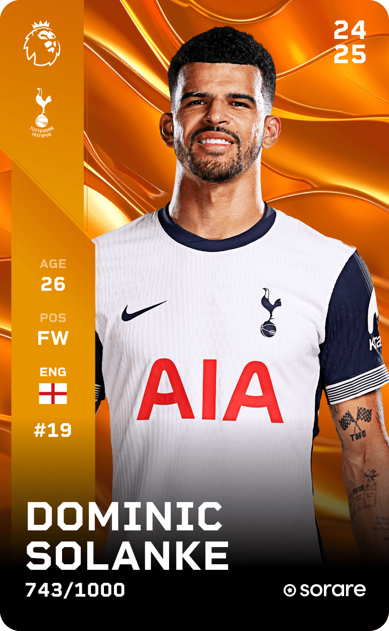 Dominic Solanke 2024-25 • Limited 743/1000