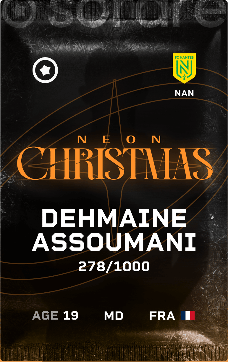 Dehmaine Assoumani 2024-25 • Limited 278/1000