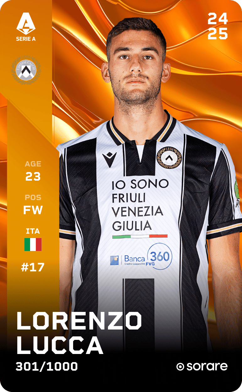 Lorenzo Lucca 2024-25 • Limited 301/1000