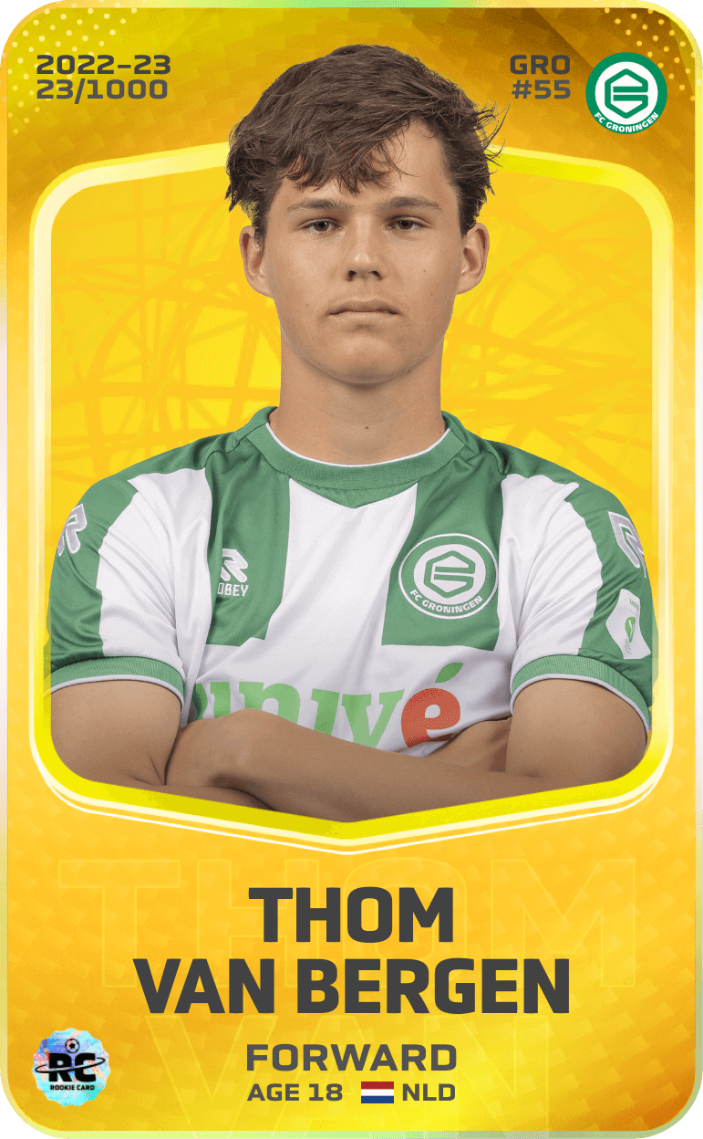 Thom van Bergen 2022-23 • Limited 23/1000
