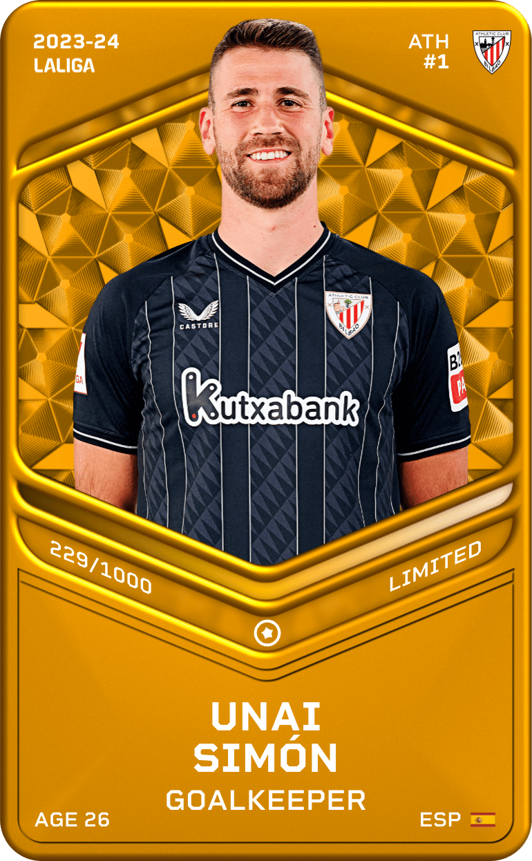 Unai Simón 2023-24 • Limited 229/1000
