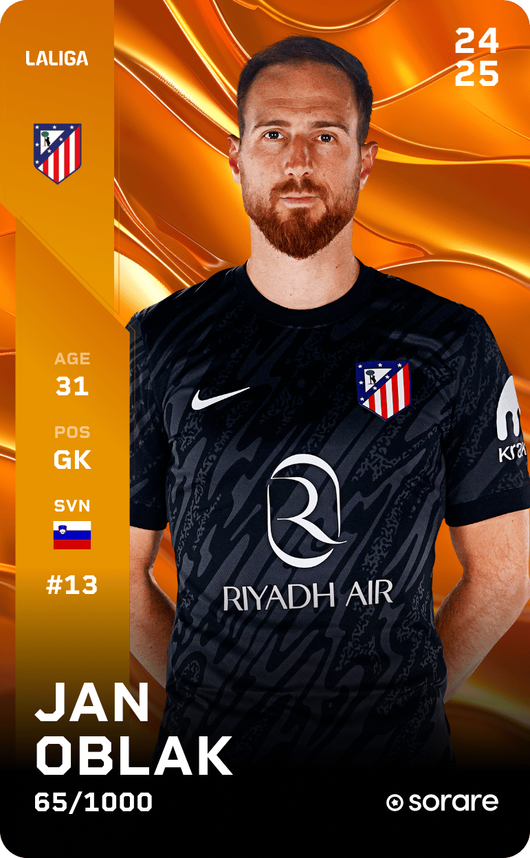 Jan Oblak 2024-25 • Limited 65/1000