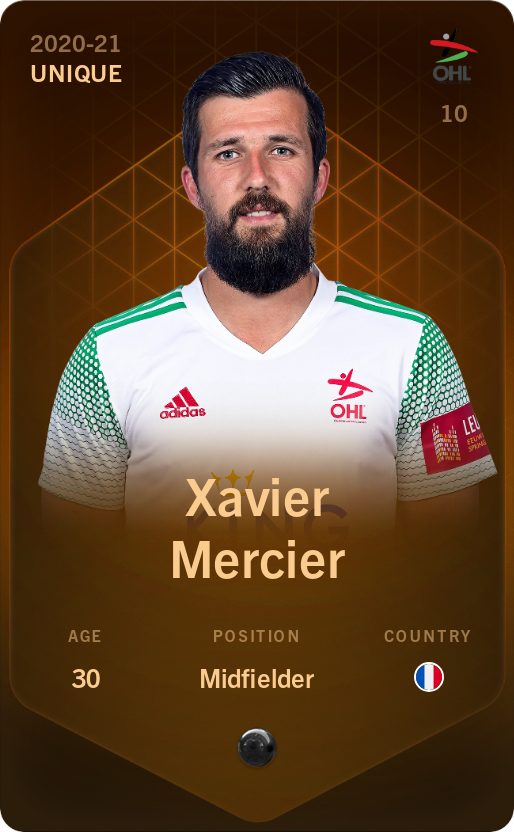 Sorare - Sorare Official - Xavier Mercier 2020-21 • Unique - NFT # 47231075671089461908277504020280966779434060169290103845461629915739488909368
