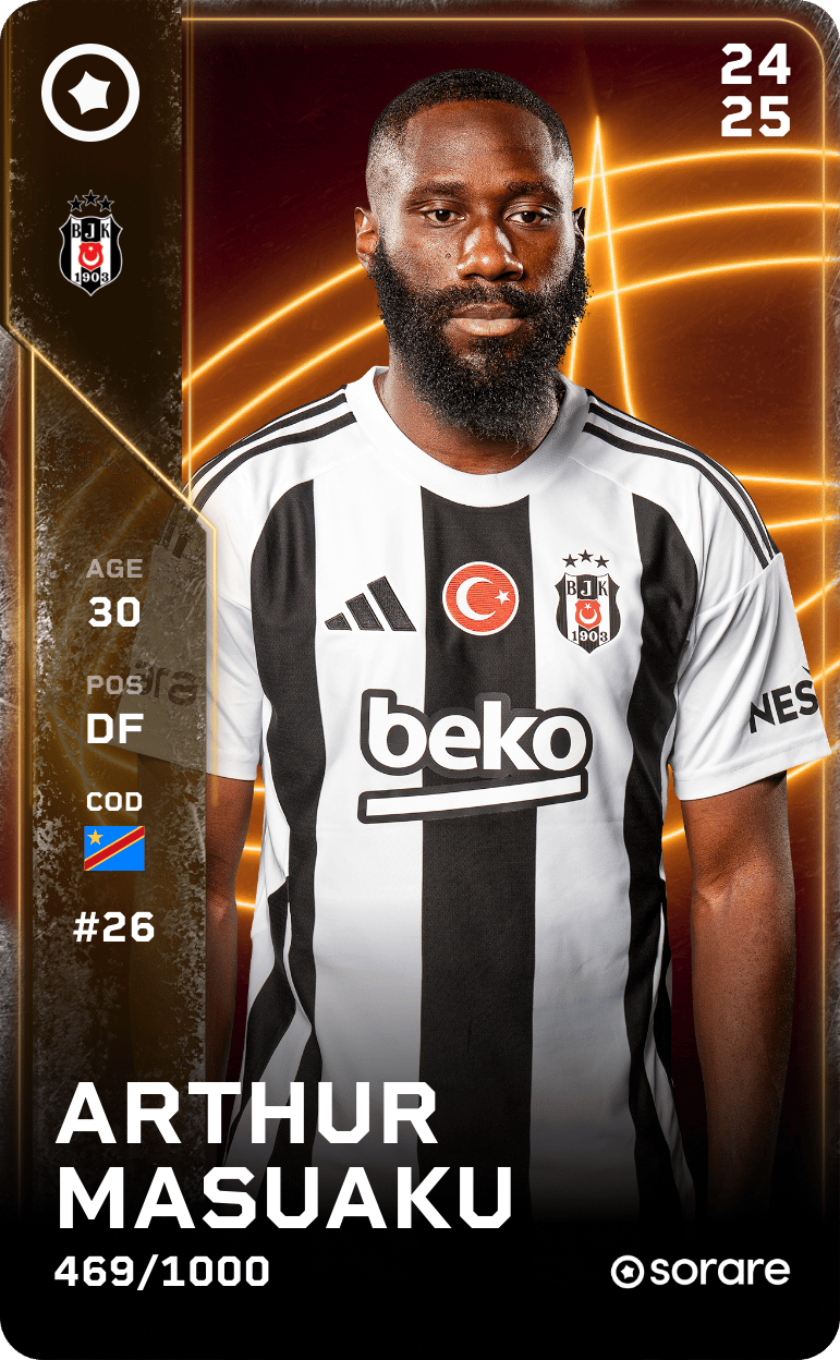 Arthur Masuaku 2024-25 • Limited 469/1000