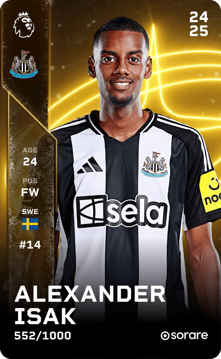 Alexander Isak 2024-25 • Limited 552/1000