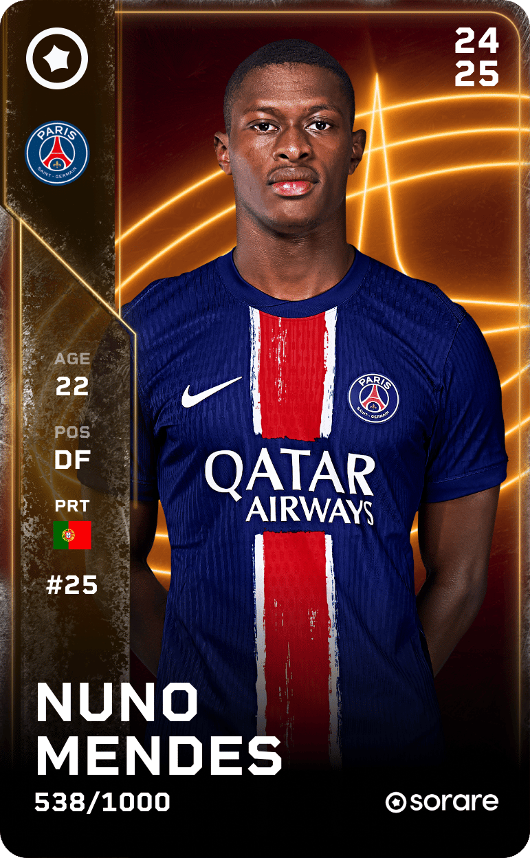 Nuno Mendes 2024-25 • Limited 538/1000