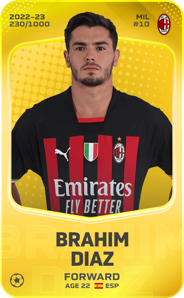 Brahim Diaz 2022-23 • Limited 230/1000